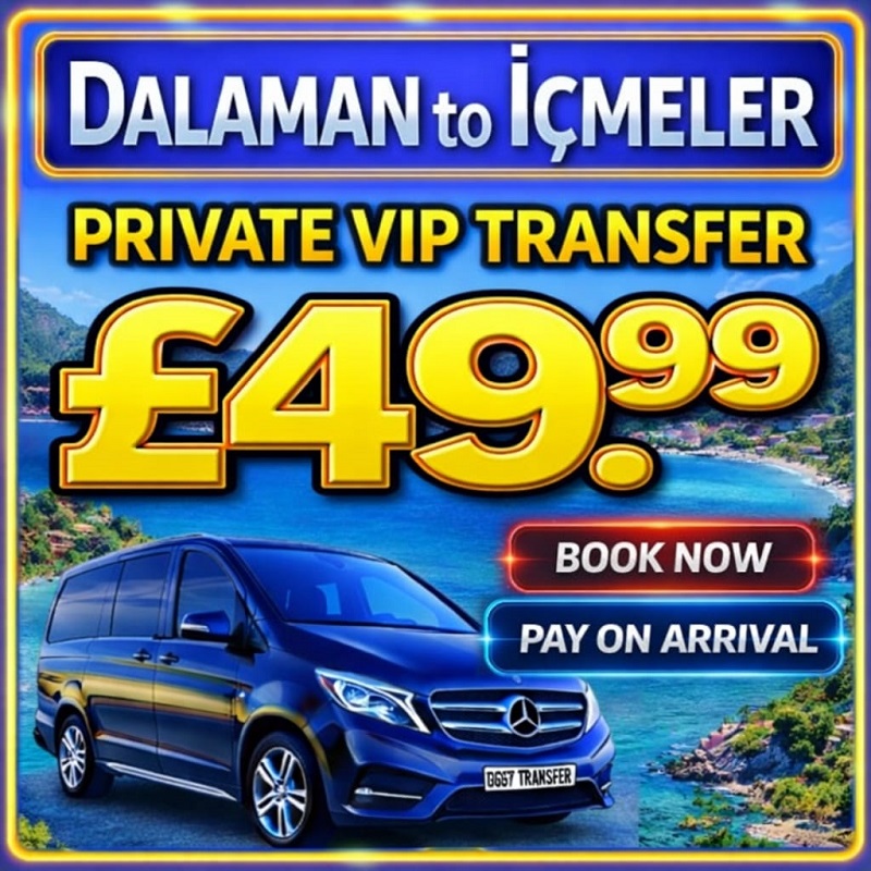 Dalaman to Marmaris private airport transfer taxi service